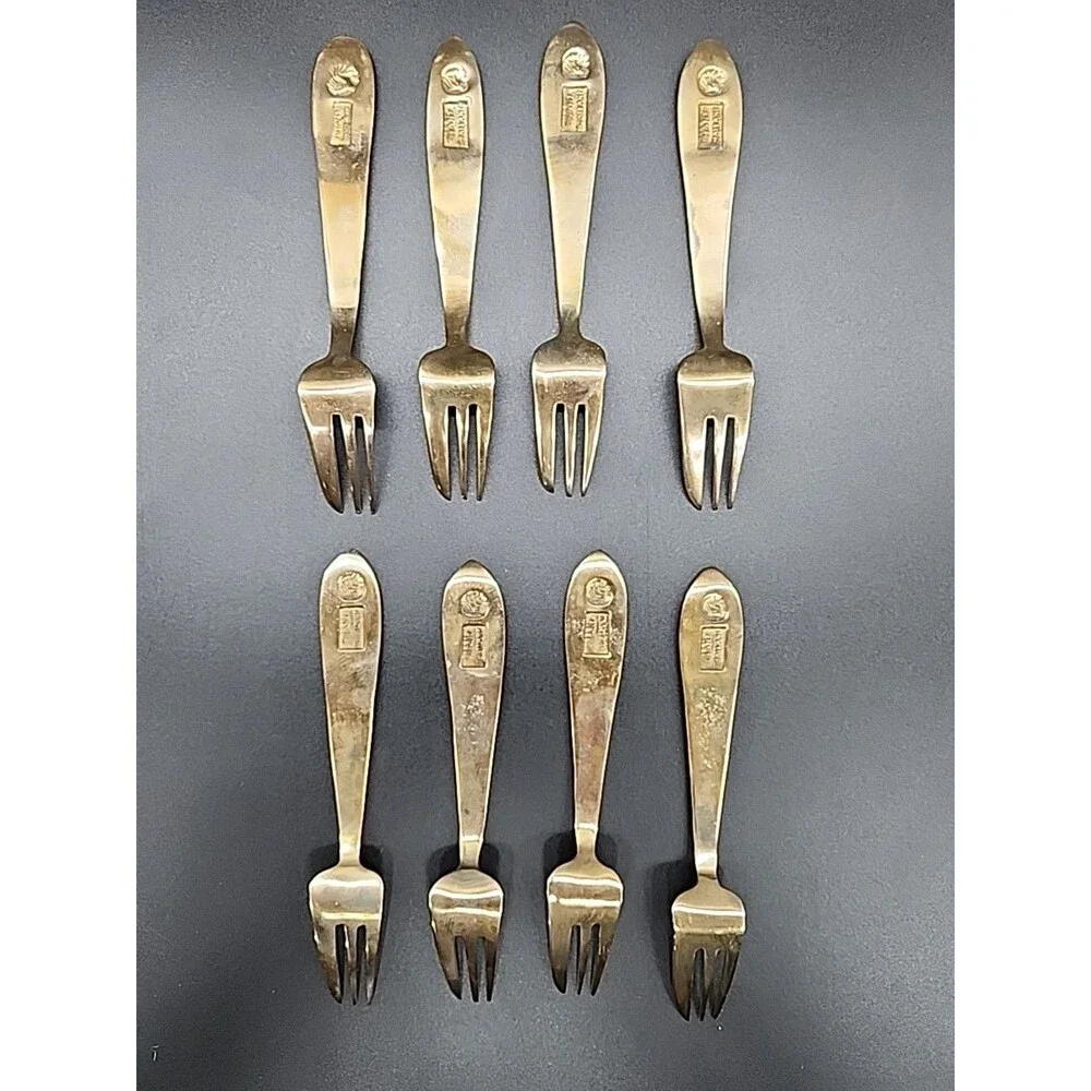 Vtg Thailapidary Buddha 19 Pcs Bronze Goddess Serving Set